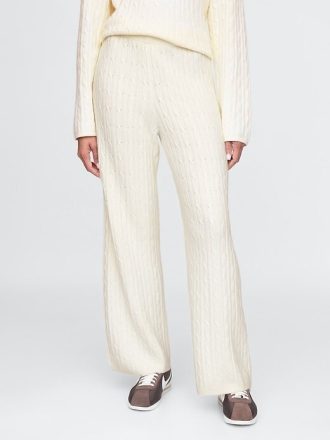 Pantaloni in maglia a trecce CashSoft