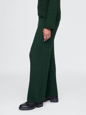 Pantaloni in maglia a trecce CashSoft