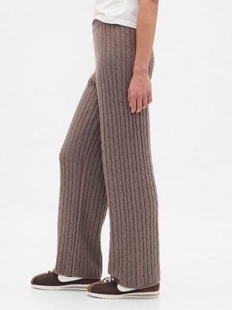 Pantaloni in maglia a trecce CashSoft