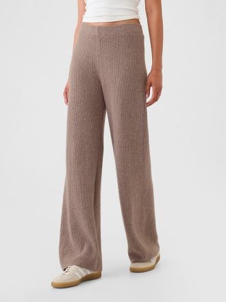 Pantaloni in maglia CashSoft Shaker-Stitch
