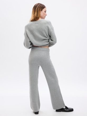 Pantaloni in maglia CashSoft Shaker-Stitch