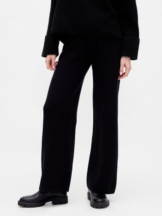 Pantaloni in maglia CashSoft Shaker-Stitch