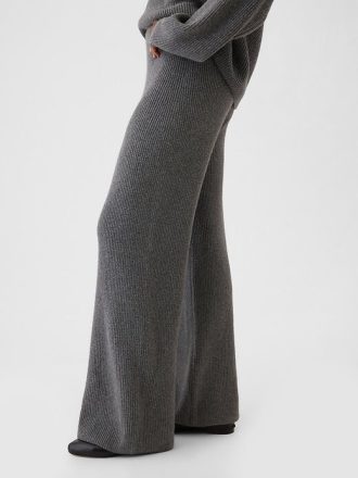 Pantaloni in maglia CashSoft Shaker-Stitch