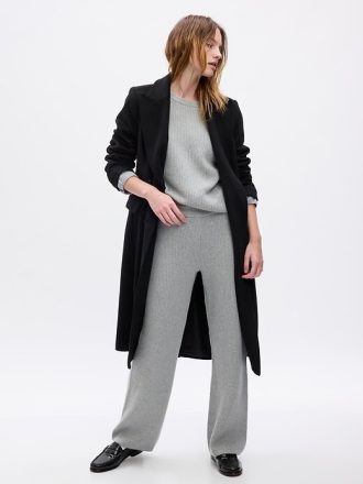 Pantaloni in maglia CashSoft Shaker-Stitch