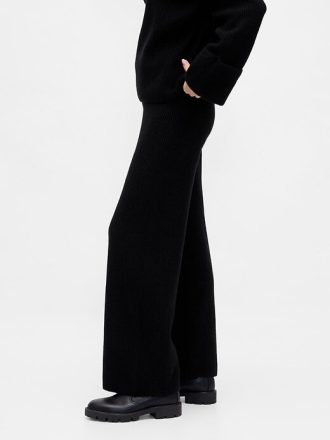 Pantaloni in maglia CashSoft Shaker-Stitch