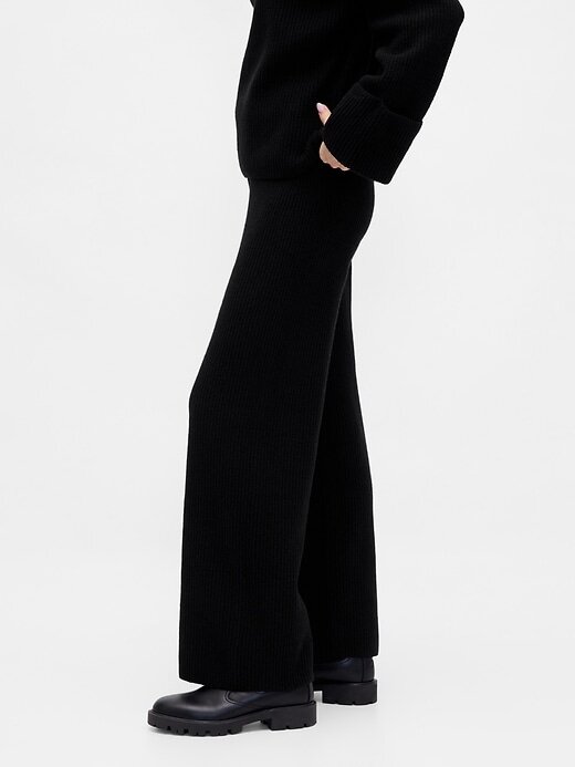 Pantaloni in maglia CashSoft Shaker-Stitch Pantaloni in maglia CashSoft Shaker-Stitch