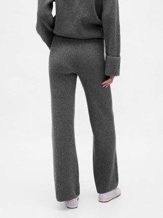 Pantaloni in maglia CashSoft Shaker-Stitch