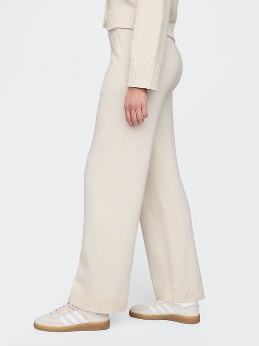 Pantaloni in maglia rilassati in 100% cotone Pantaloni in maglia rilassati in 100% cotone