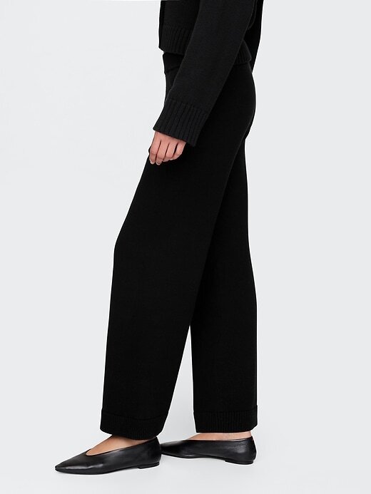 Pantaloni in maglia rilassati in 100% cotone Pantaloni in maglia rilassati in 100% cotone