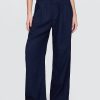 Pantaloni in misto lino a vita alta 365 Pantaloni in misto lino a vita alta 365