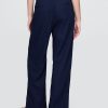 Pantaloni in misto lino a vita alta 365 Pantaloni in misto lino a vita alta 365