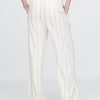 Pantaloni in misto lino a vita alta 365 Pantaloni in misto lino a vita alta 365