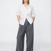 Pantaloni in misto lino a vita alta 365 Pantaloni in misto lino a vita alta 365