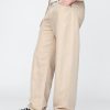 Pantaloni larghi a spina di pesce in lino e cotone anni ’90 Pantaloni larghi a spina di pesce in lino e cotone anni ’90