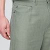 Pantaloni larghi a spina di pesce in lino e cotone anni ’90 Pantaloni larghi a spina di pesce in lino e cotone anni ’90