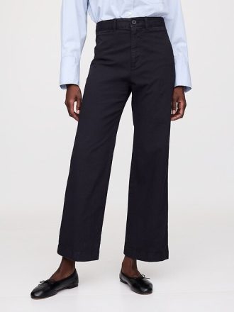 Pantaloni larghi alla caviglia High Stride color cachi