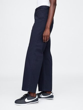 Pantaloni larghi alla caviglia High Stride color cachi
