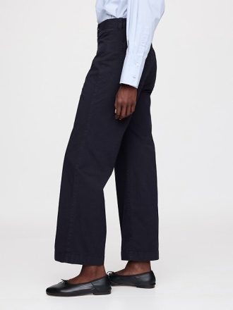 Pantaloni larghi alla caviglia High Stride color cachi