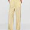 Pantaloni larghi in popeline di cotone biologico Pantaloni larghi in popeline di cotone biologico