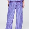 Pantaloni larghi in popeline di cotone biologico Pantaloni larghi in popeline di cotone biologico