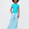 Pantaloni larghi in popeline per bambini
