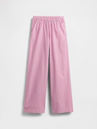 Pantaloni larghi in popeline per bambini