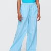 Pantaloni larghi in popeline per bambini