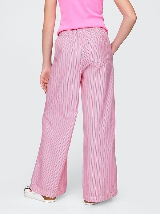 Pantaloni larghi in popeline per bambini Pantaloni larghi in popeline per bambini