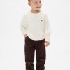 Pantaloni larghi in velluto a coste per neonati e bambini piccoli