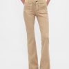 Pantaloni lunghi e attillati in twill a vita bassa Pantaloni lunghi e attillati in twill a vita bassa