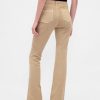 Pantaloni lunghi e attillati in twill a vita bassa Pantaloni lunghi e attillati in twill a vita bassa