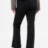 Pantaloni lunghi e attillati in twill a vita bassa