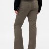 Pantaloni lunghi e attillati in twill a vita bassa Pantaloni lunghi e attillati in twill a vita bassa