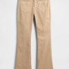 Pantaloni lunghi e attillati in twill a vita bassa Pantaloni lunghi e attillati in twill a vita bassa