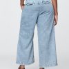 Pantaloni plissettati alla caviglia in denim ultra morbido a vita alta 365 Pantaloni plissettati alla caviglia in denim ultra morbido a vita alta 365