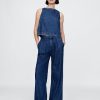 Pantaloni plissettati in denim ultra morbido a vita alta 365 Pantaloni plissettati in denim ultra morbido a vita alta 365
