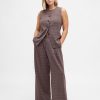 Pantaloni plissettati in twill spazzolato a vita alta 365 Pantaloni plissettati in twill spazzolato a vita alta 365