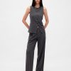 Pantaloni plissettati in twill spazzolato a vita bassa 365 Pantaloni plissettati in twill spazzolato a vita bassa 365