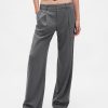Pantaloni plissettati in twill spazzolato a vita bassa 365 Pantaloni plissettati in twill spazzolato a vita bassa 365