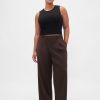 Pantaloni plissettati in twill spazzolato a vita bassa 365 Pantaloni plissettati in twill spazzolato a vita bassa 365