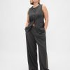 Pantaloni plissettati in twill spazzolato a vita bassa 365 Pantaloni plissettati in twill spazzolato a vita bassa 365