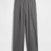 Pantaloni plissettati in twill spazzolato a vita bassa 365 Pantaloni plissettati in twill spazzolato a vita bassa 365