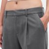 Pantaloni plissettati in twill spazzolato a vita bassa 365 Pantaloni plissettati in twill spazzolato a vita bassa 365