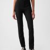Pantaloni skinny a doppia maglia a vita alta