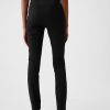 Pantaloni skinny a doppia maglia a vita alta