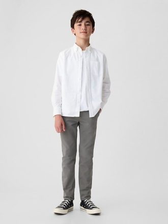 pantaloni skinny color cachi per bambini 1 2 330x440 - Pantaloni skinny color cachi per bambini