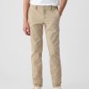 Pantaloni skinny color cachi per bambini Pantaloni skinny color cachi per bambini