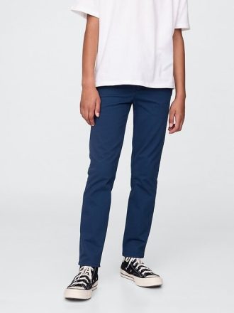 Pantaloni skinny color cachi per bambini