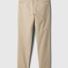 Pantaloni skinny color cachi per bambini Pantaloni skinny color cachi per bambini