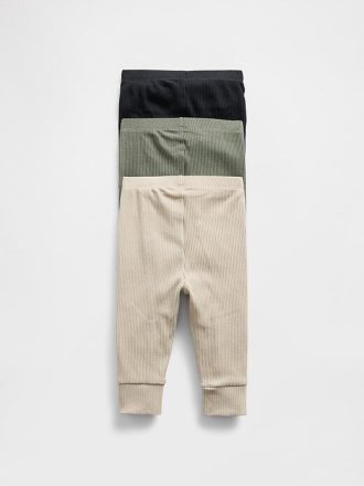 Pantaloni TinyRib Baby First Favorites (confezione da 3)